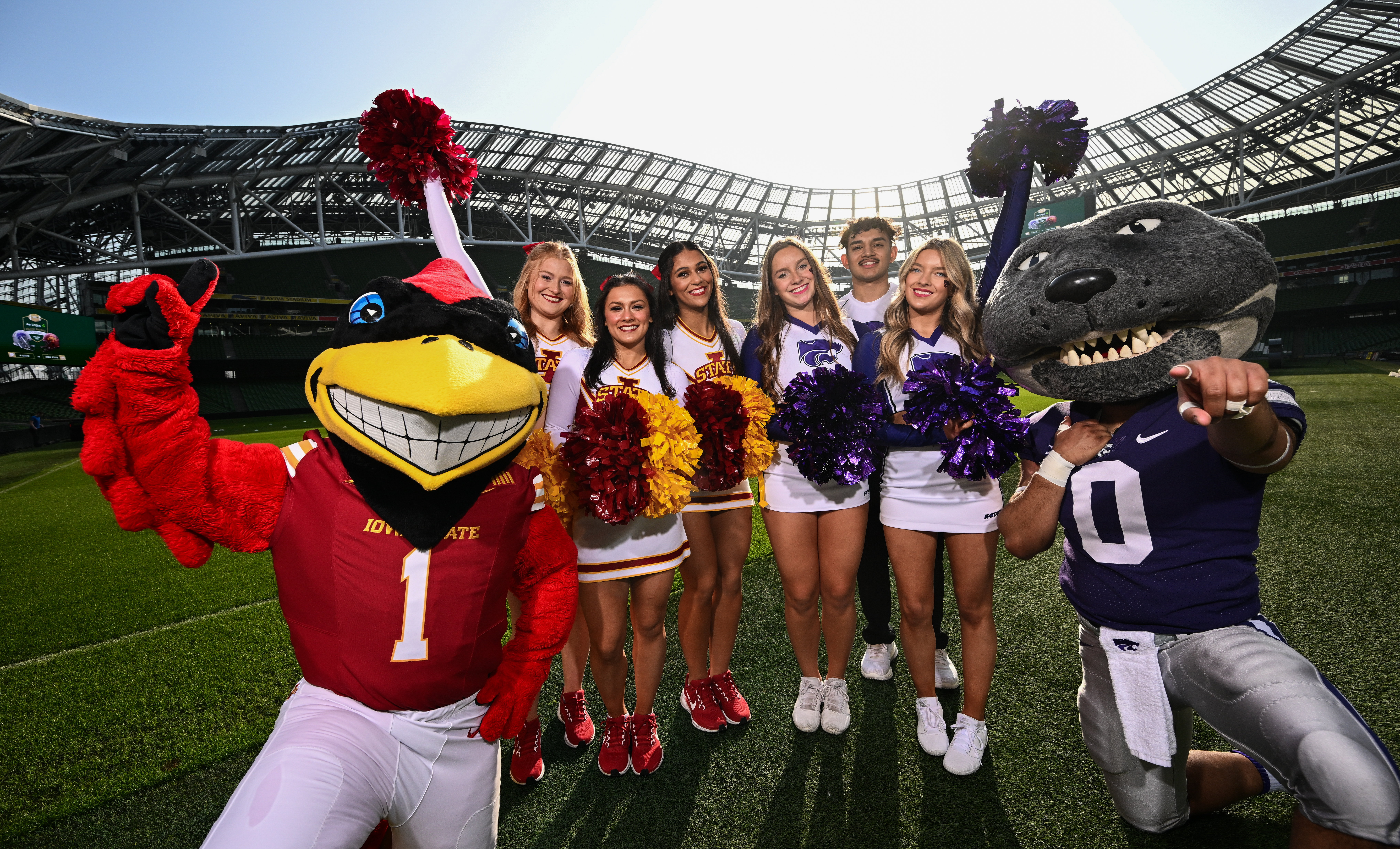 K-State and Iowa State Cheer Touchdown in Dublin 