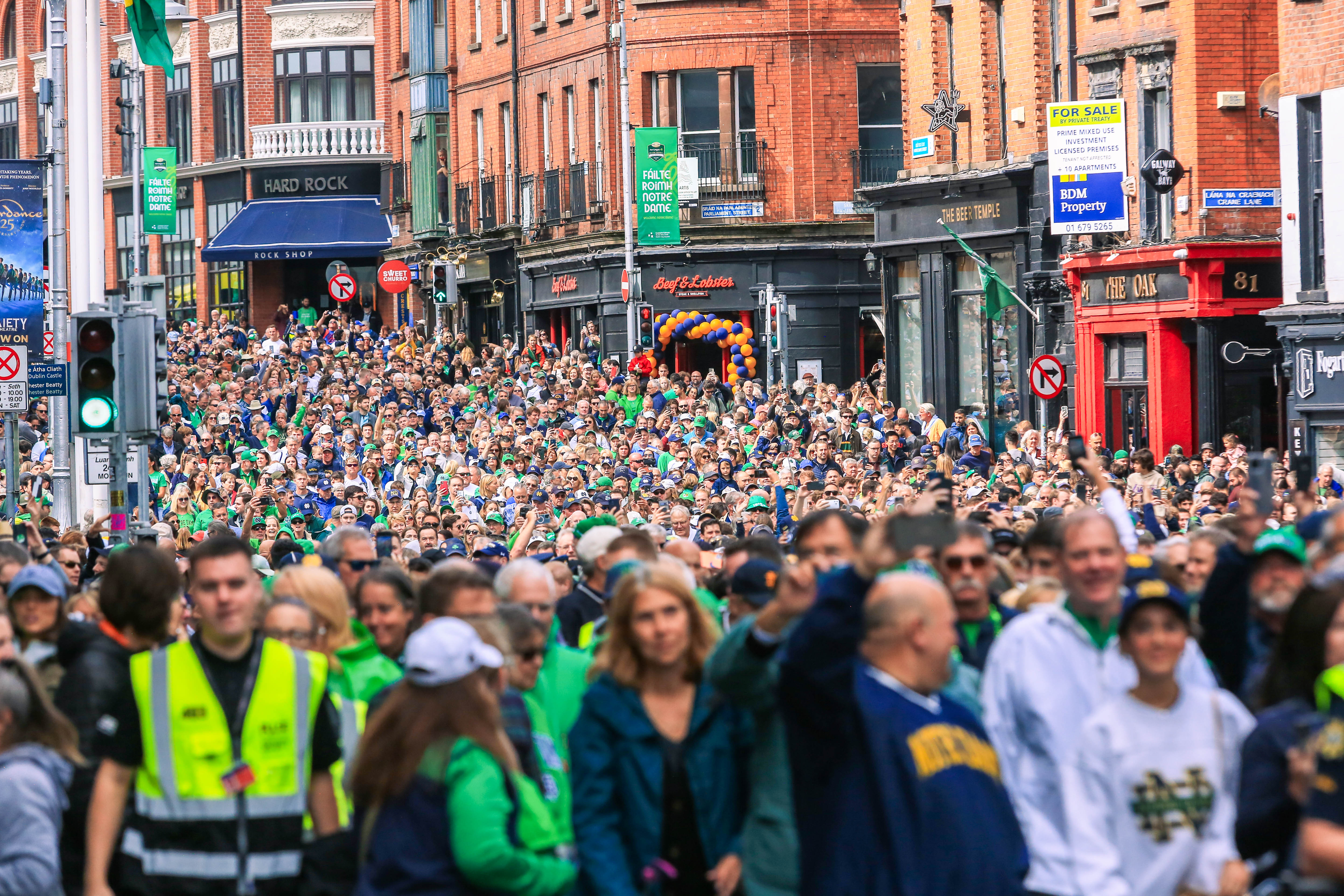 Touchdown! Dublin Welcomes Over 24,000 International Fans for Aer Lingus College Football Classic Game Week