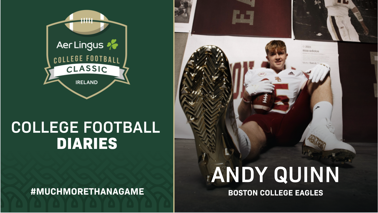 Aer Lingus Classic College Football Diaries: Andy Quinn, Boston College Eagles