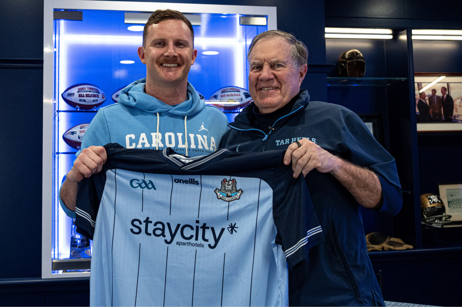 GAME ON! Bill Belichick touches down in Ireland as 2026 Aer Lingus College Football Classic Tickets Go Live