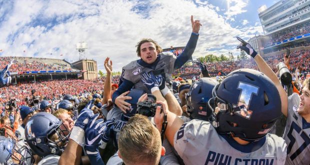 Dublin-born kicking king McCourt enjoys college football’s Champagne moment