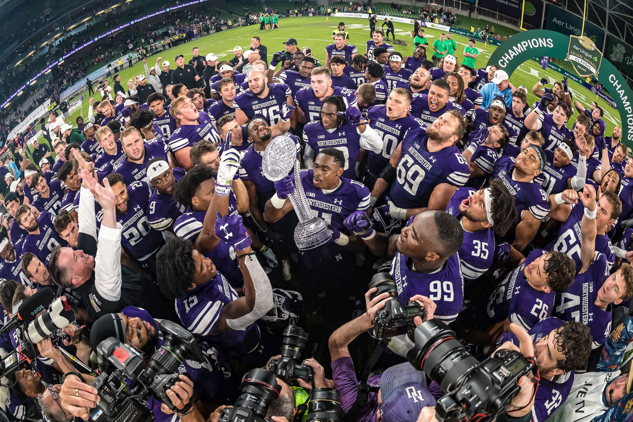 Northwestern Completes Second Half Comeback to Defeat Nebraska